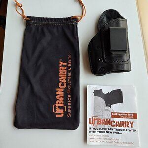 Black leather holster